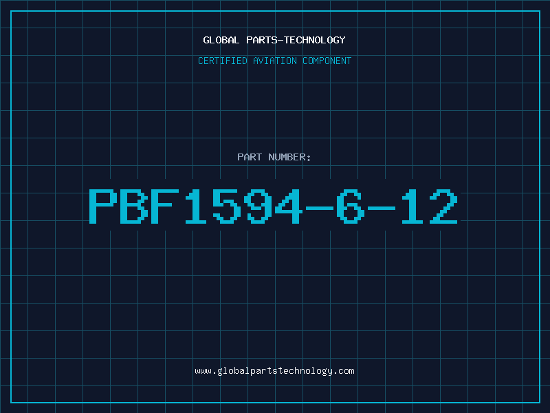 Aviation Part PBF1594-6-12