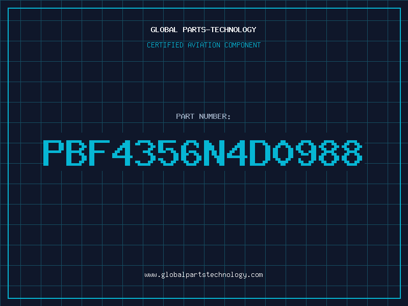 Aviation Part PBF4356N4D0988