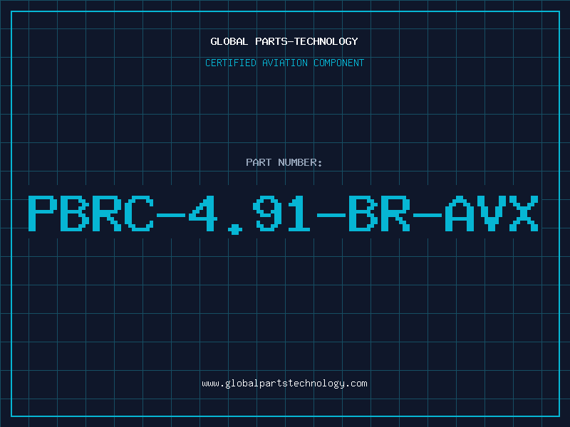 Aviation Part PBRC-4.91-BR-AVX