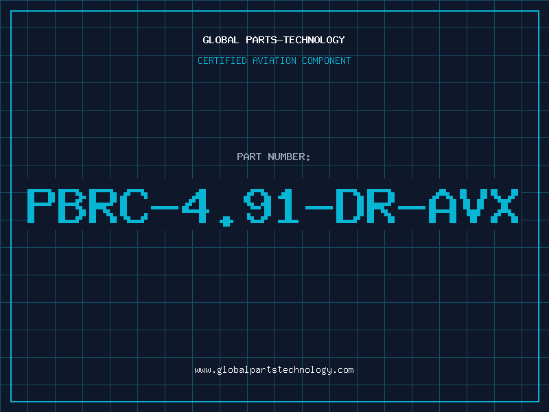 Aviation Part PBRC-4.91-DR-AVX