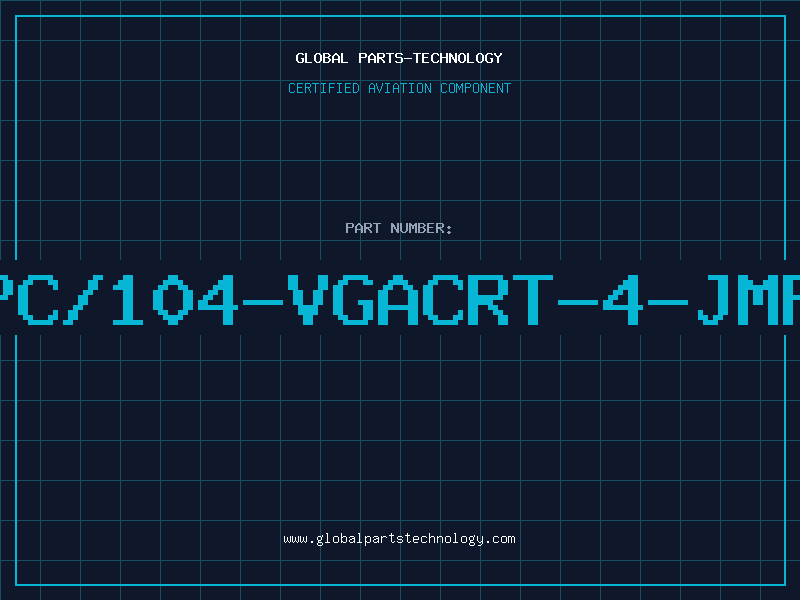 Aviation Part PC/104-VGACRT-4-JMP