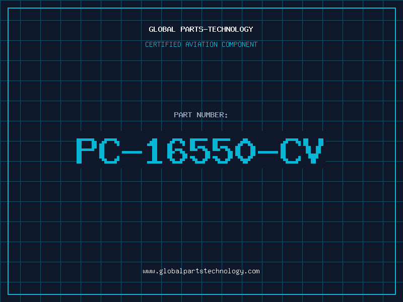 Aviation Part PC-16550-CV