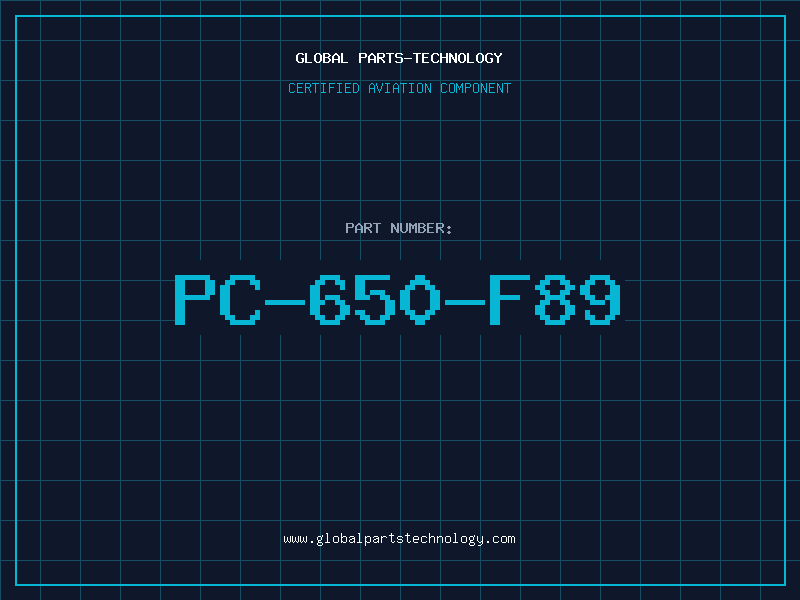 Aviation Part PC-650-F89