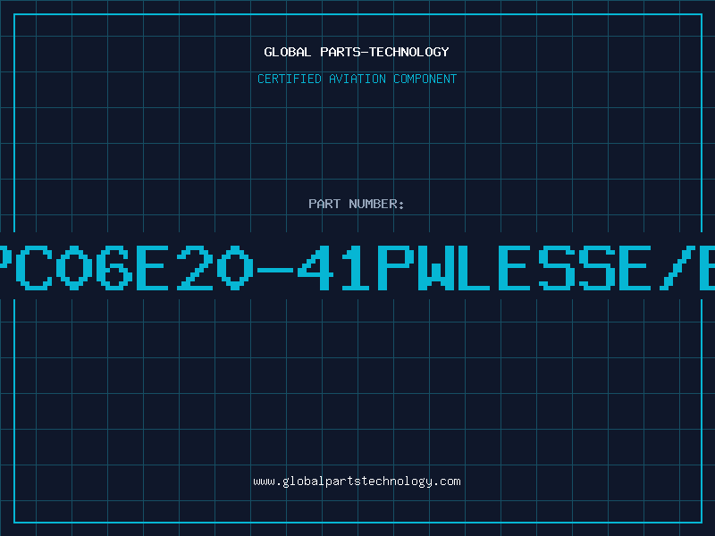 Aviation Part PC06E20-41PWLESSE/B