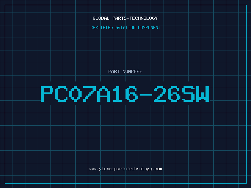 Aviation Part PC07A16-26SW