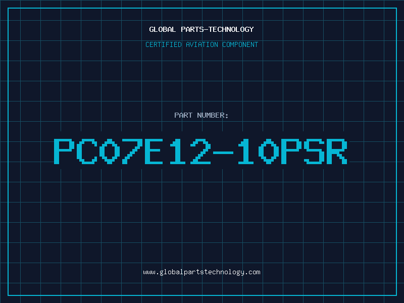 Aviation Part PC07E12-10PSR