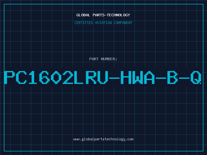 Aviation Part PC1602LRU-HWA-B-Q