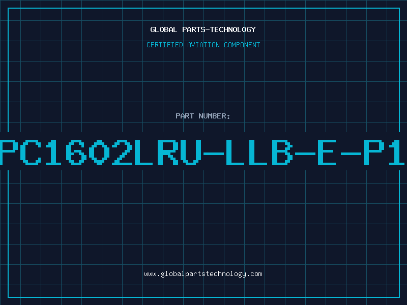Aviation Part PC1602LRU-LLB-E-P1