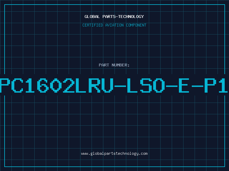Aviation Part PC1602LRU-LSO-E-P1