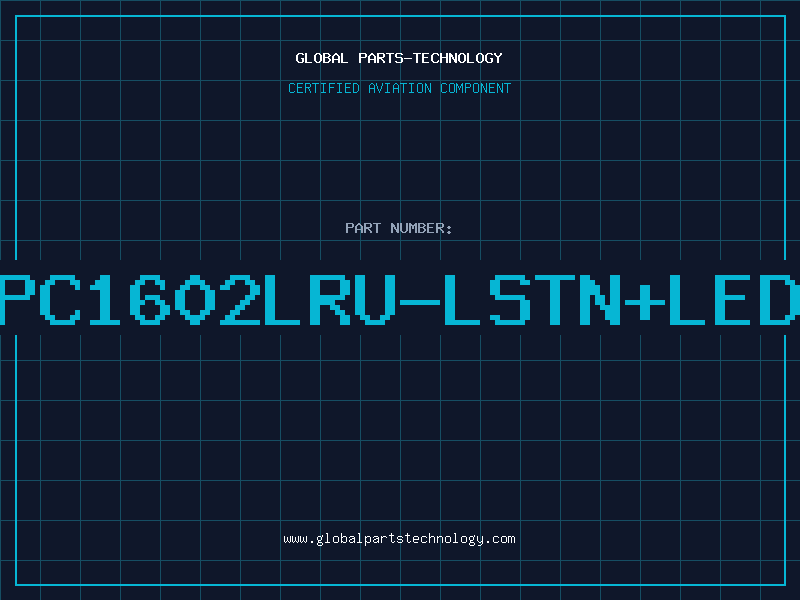 Aviation Part PC1602LRU-LSTN+LED