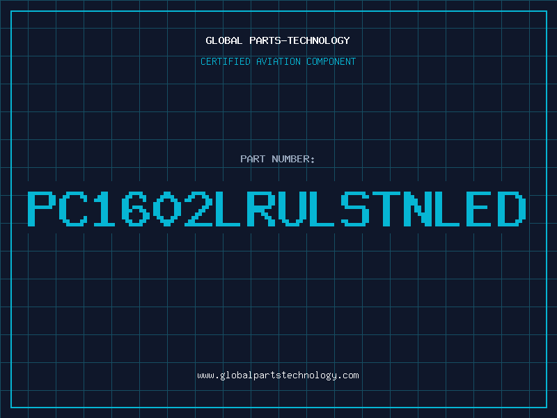 Aviation Part PC1602LRULSTNLED