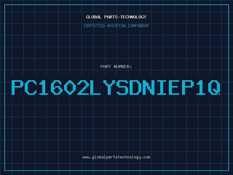 Aviation Part PC1602LYSDNIEP1Q