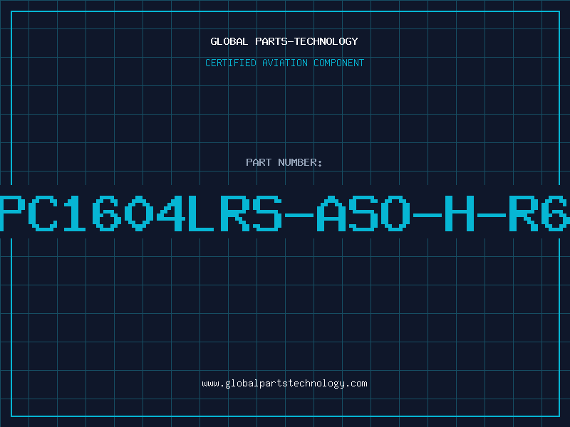 Aviation Part PC1604LRS-ASO-H-R6