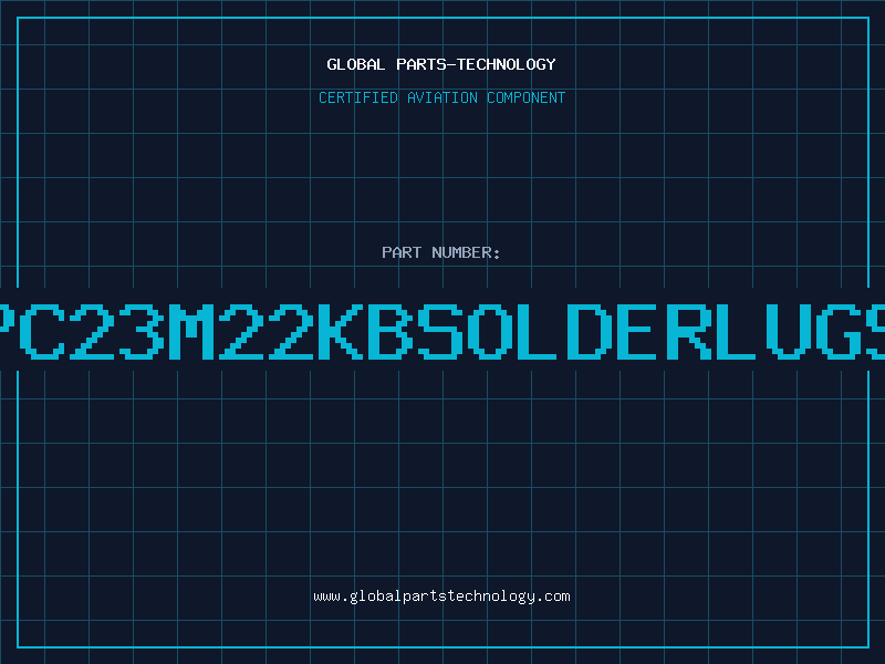 Aviation Part PC23M22KBSOLDERLUGS