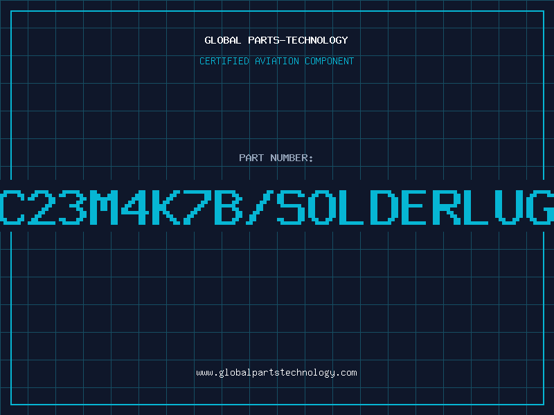 Aviation Part PC23M4K7B/SOLDERLUGS