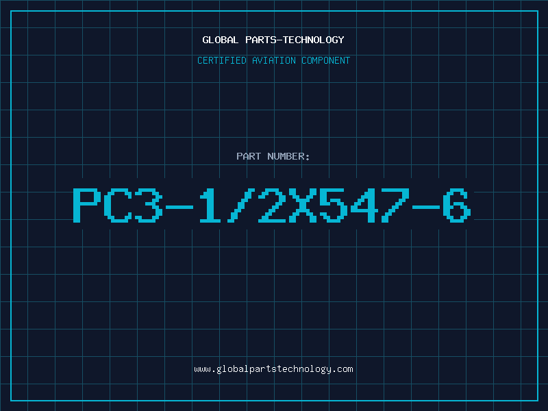 Aviation Part PC3-1/2X547-6