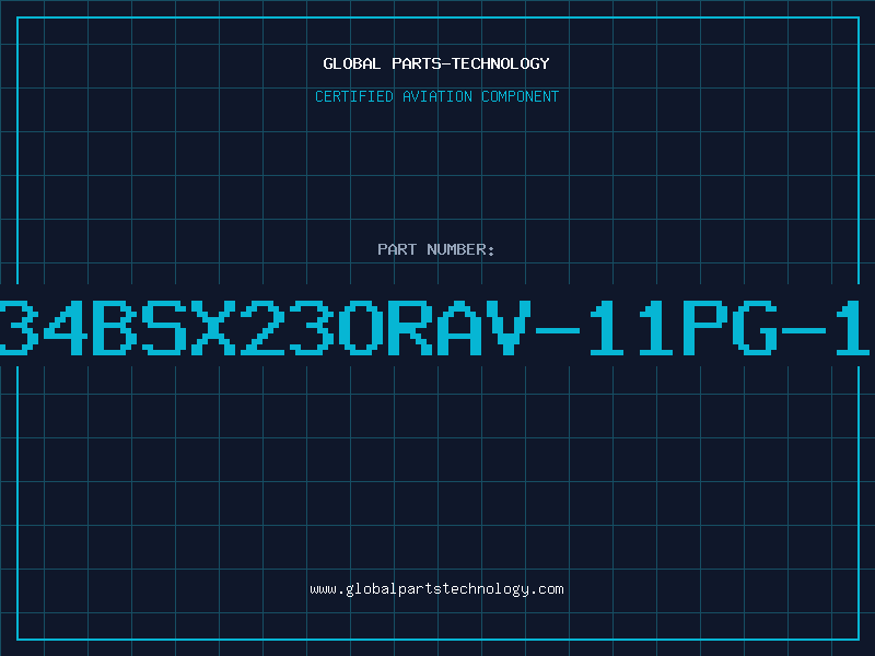 Aviation Part PC34BSX23ORAV-11PG-18P