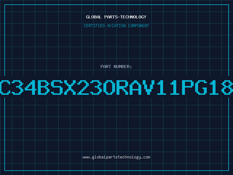 Aviation Part PC34BSX23ORAV11PG18P