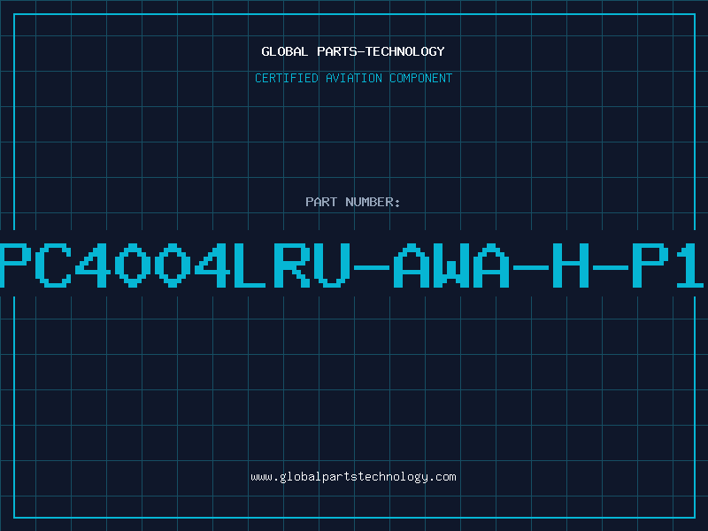Aviation Part PC4004LRU-AWA-H-P1
