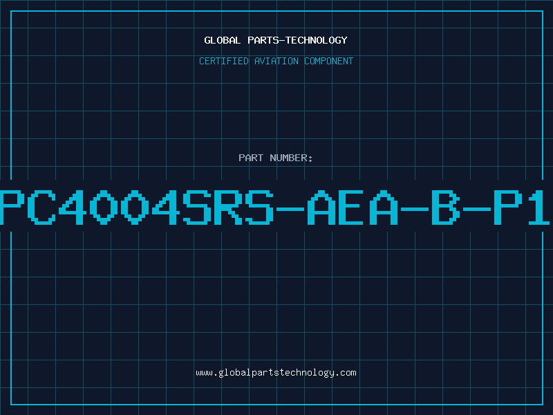 Aviation Part PC4004SRS-AEA-B-P1