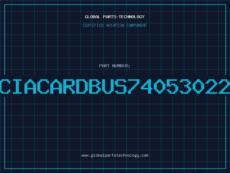 Aviation Part PCMCIACARDBUS74053022CAN