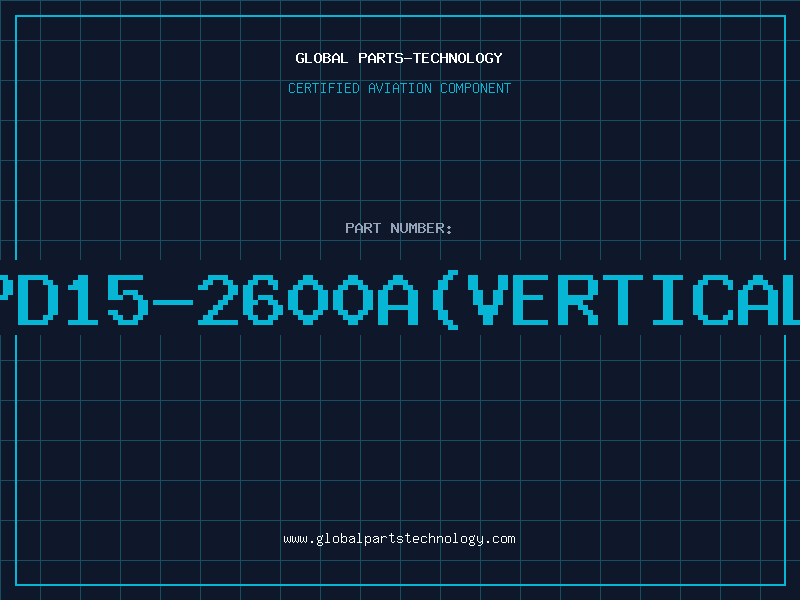 Aviation Part PD15-2600A(Vertical