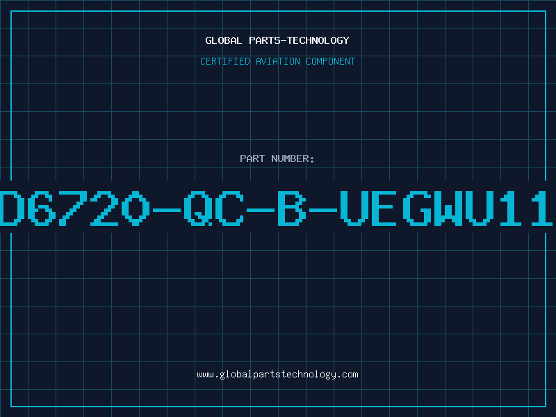 Aviation Part PD6720-QC-B-UEGWU11A