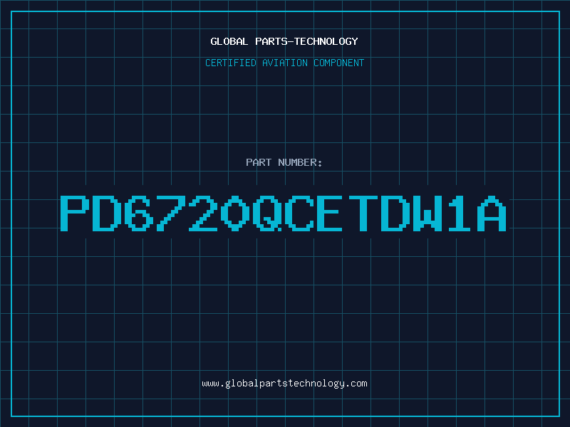 Aviation Part PD6720QCETDW1A