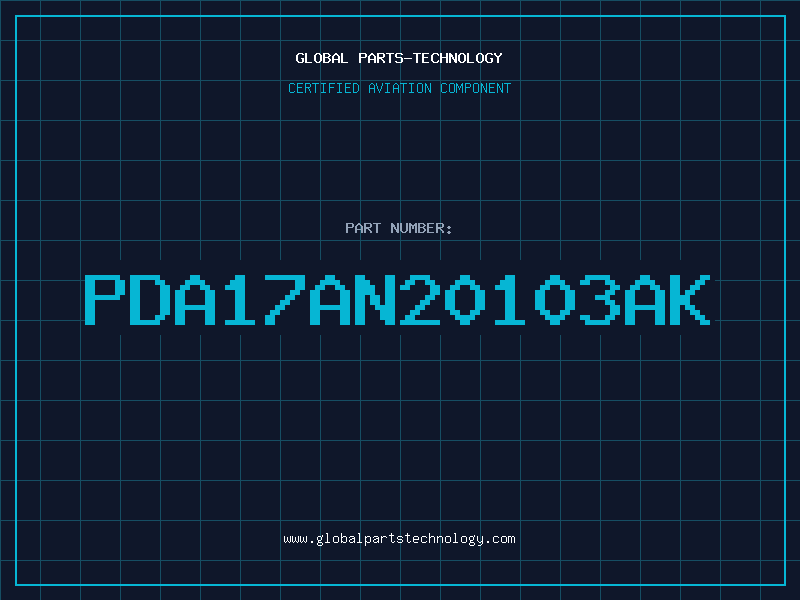 Aviation Part PDA17AN20103AK