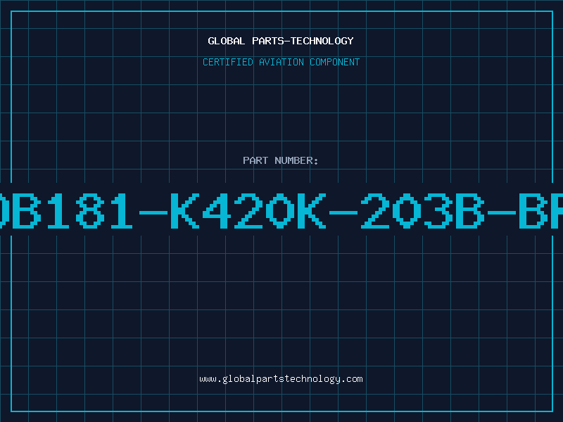 Aviation Part PDB181-K420K-203B-BRN