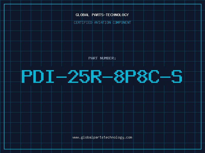 Aviation Part PDI-25R-8P8C-S