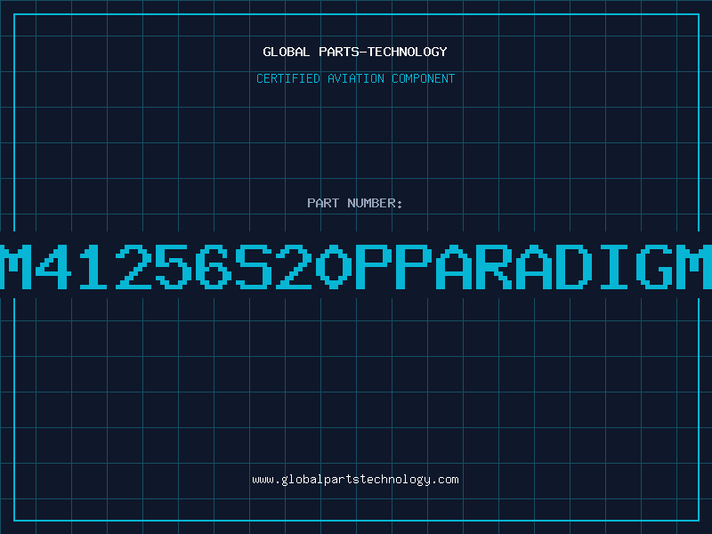 Aviation Part PDM41256S20PPARADIGM91