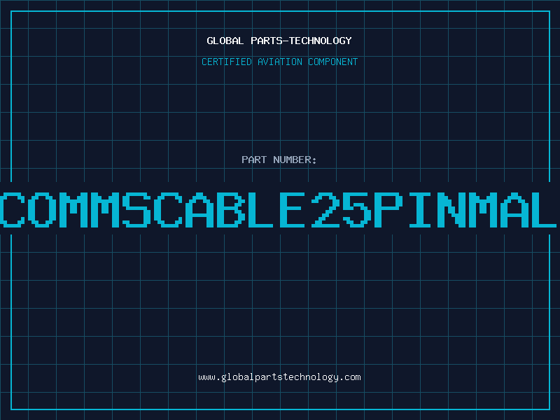 Aviation Part PDT3100CommsCable25PINMALE25PINF