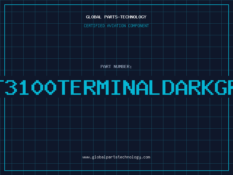 Aviation Part PDT3100TERMINALDARKGREY