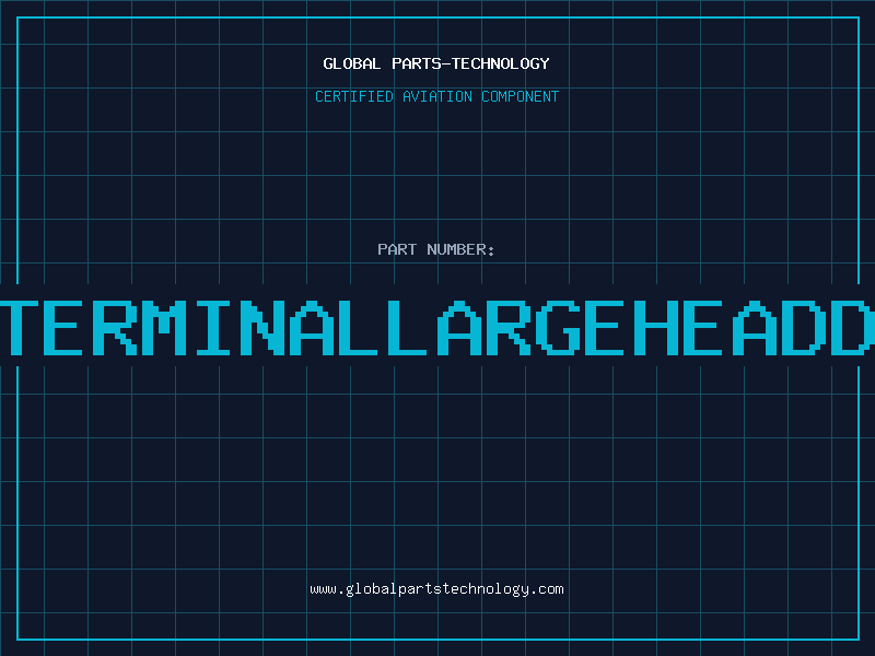 Aviation Part PDT3100TERMINALLARGEHEADDARKGREY