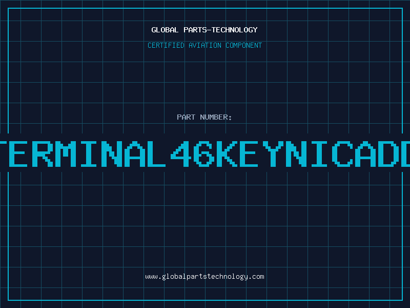 Aviation Part PDT6840TERMINAL46KeyNICADDARKGREY