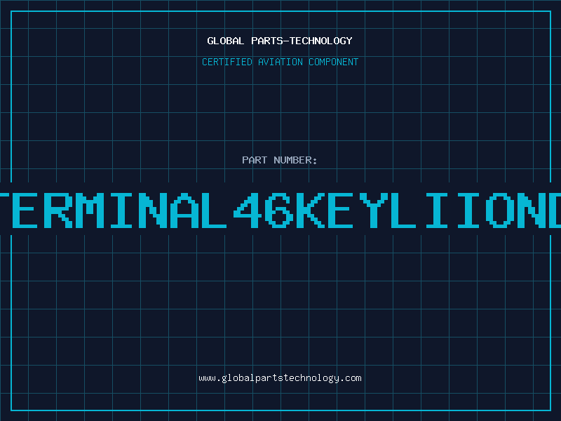 Aviation Part PDT6842TERMINAL46KeyLIIONDARKGREY