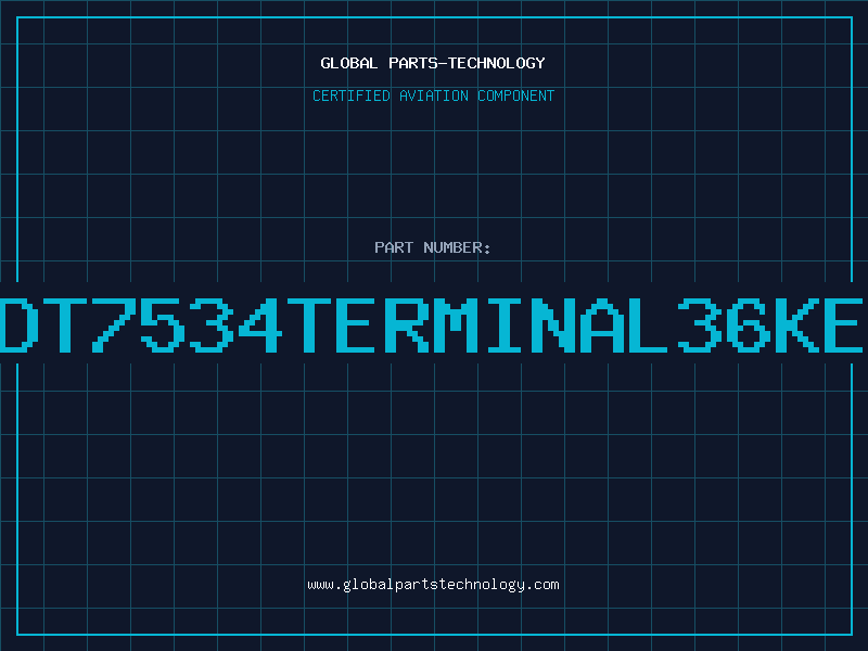 Aviation Part PDT7534TERMINAL36Key
