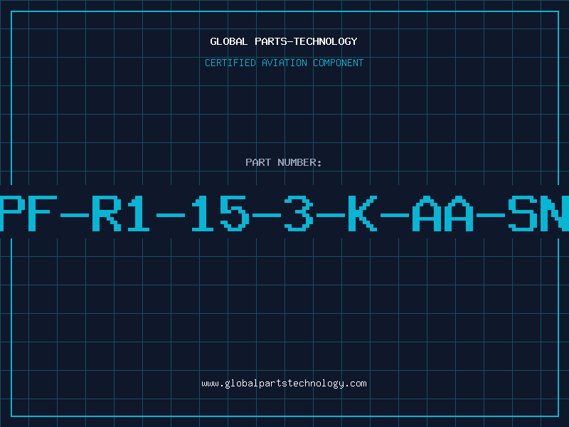 Aviation Part PF-R1-15-3-K-AA-SN