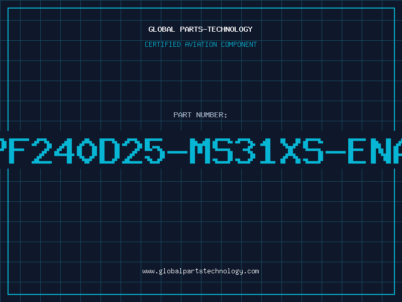 Aviation Part PF240D25-MS31XS-ENA
