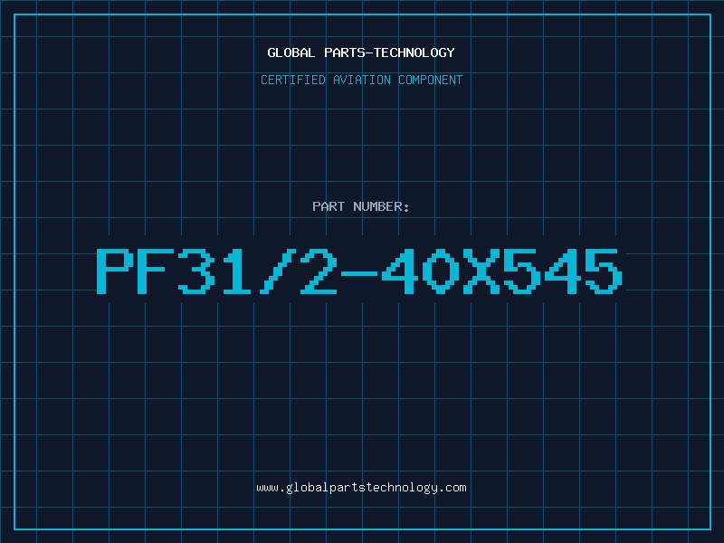 Aviation Part PF31/2-40X545