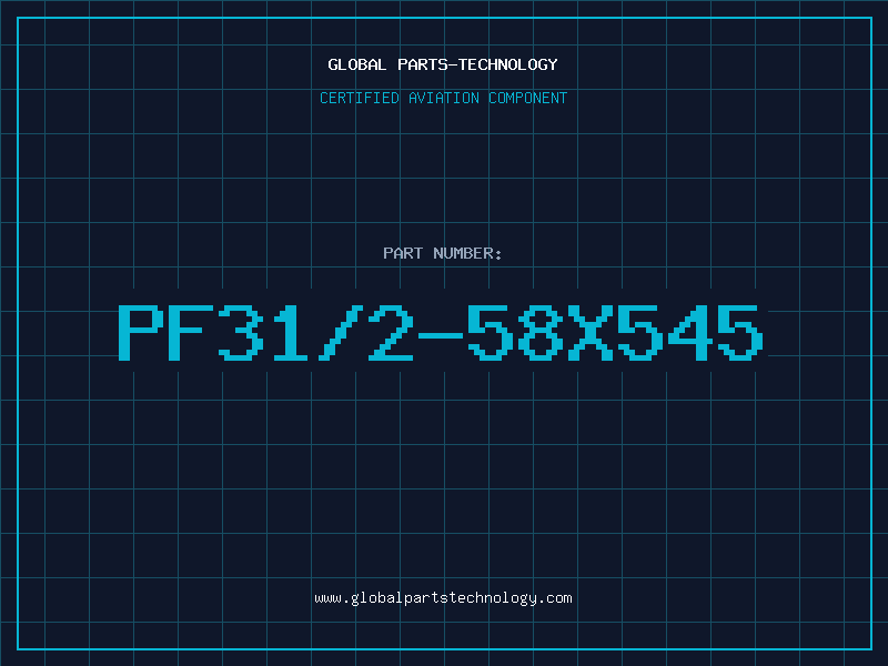 Aviation Part PF31/2-58X545