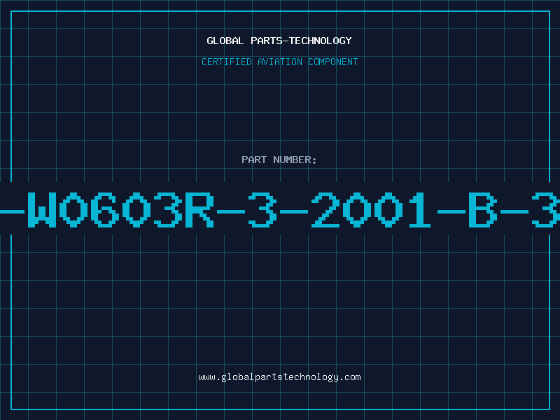 Aviation Part PFC-W0603R-3-2001-B-3085