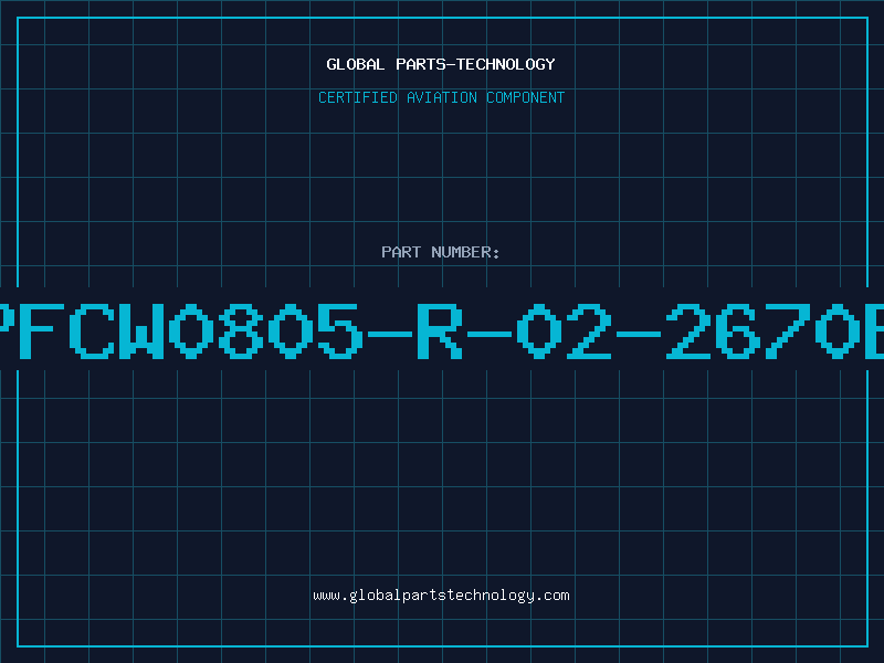 Aviation Part PFCW0805-R-02-2670B
