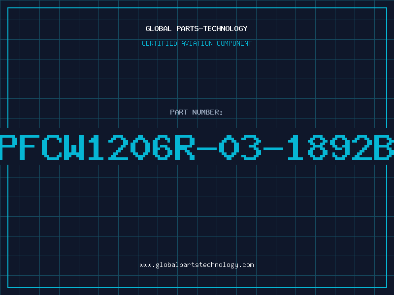 Aviation Part PFCW1206R-03-1892B