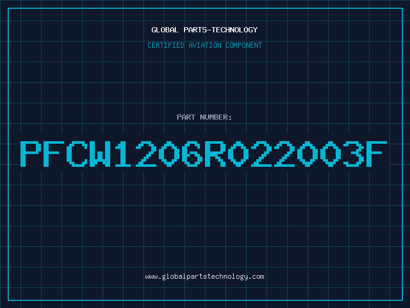 Aviation Part PFCW1206R022003F