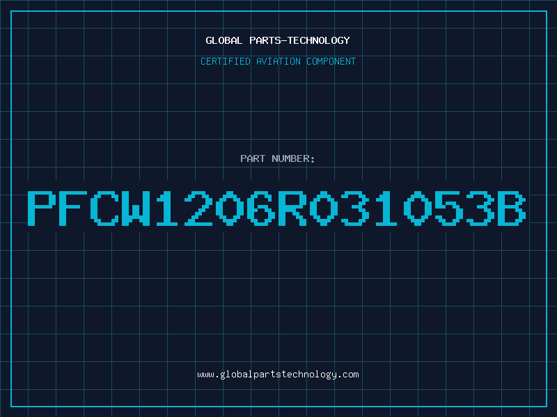 Aviation Part PFCW1206R031053B