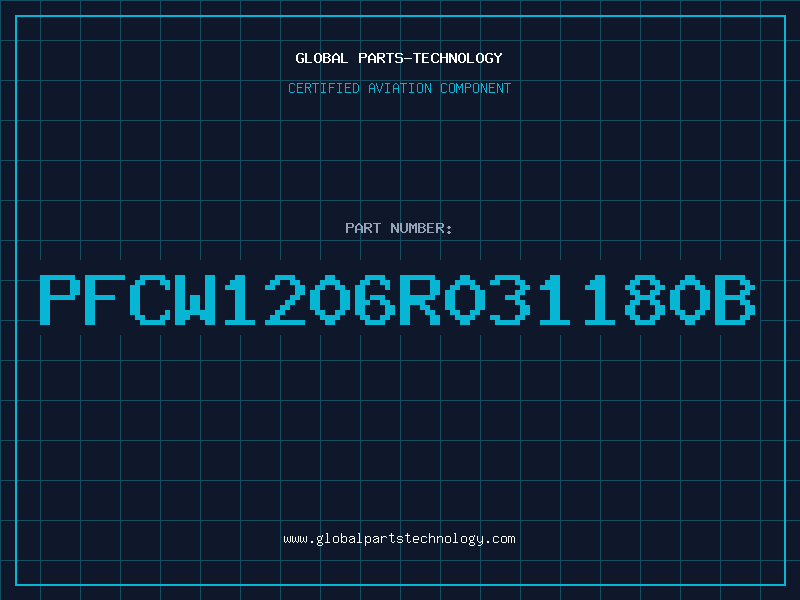 Aviation Part PFCW1206R031180B