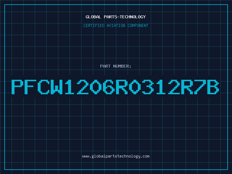 Aviation Part PFCW1206R0312R7B