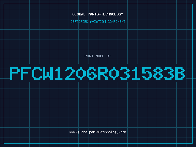 Aviation Part PFCW1206R031583B